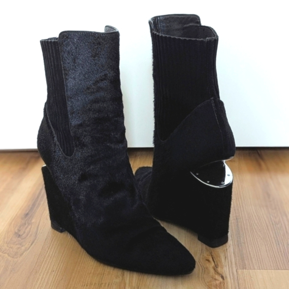 Alexander Wang Andie Wedge Boots Booties